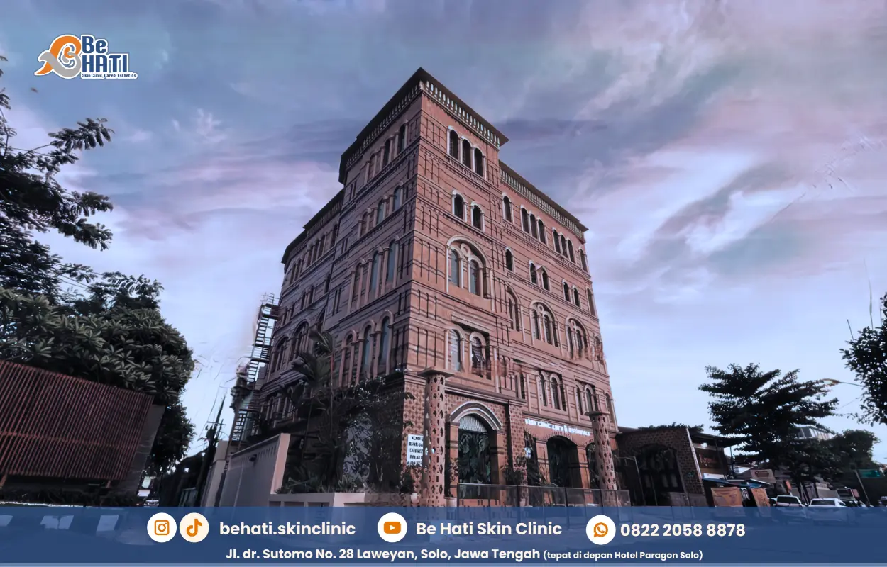 Gedung Be Hati Skin Clinic di Jl. dr. Sutomo No. 28 Laweyan, Solo